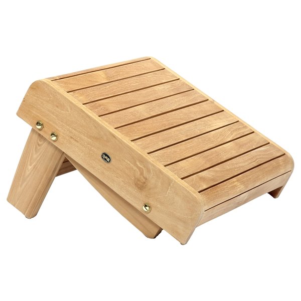 ARB Teak & Specialties Natural Teak Wood Ottoman