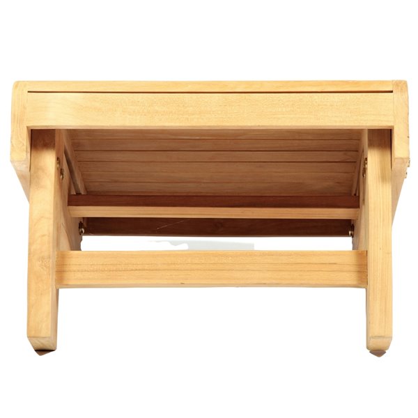 ARB Teak & Specialties Natural Teak Wood Ottoman