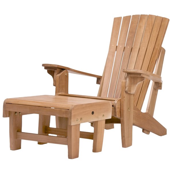 ARB Teak & Specialties Natural Teak Wood Ottoman