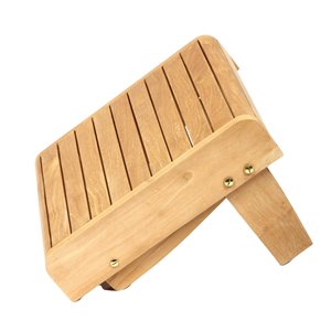 Ottoman en bois de teck naturel par ARB Teck & Specialties