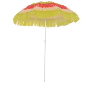 Outsunny The Sun Umbrella 5.25-ft Red Garden Patio Umbrella No-tilt