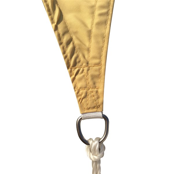 Outsunny Sunshade Cloth 1.092-ft x 1.092-ft Sand Shade Fabric