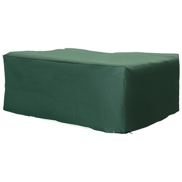 Outsunny Furniture Cover Polyester Patio Furniture Cover in Green 02 ...