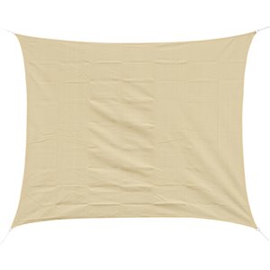 Outsunny 13-ft x 9.8-ft Triangle Sand Shade Fabric Sail