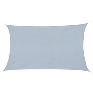 Outsunny Sunshade Cloth 20.017-ft x 12.992-ft Grey Shade Fabric