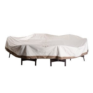 Outsunny Furniture Cover Beige Polyester Patio Furniture Cover