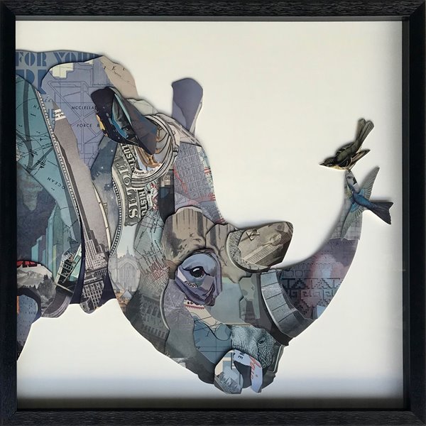 Gild Design House Black Plastic Framed 28-in x 28-in Animal Collage Art 01-01073 | RONA Gild Design House Black Plastic Framed 28-in x 28-in Animal Collage Art 01-01073 | RONA
