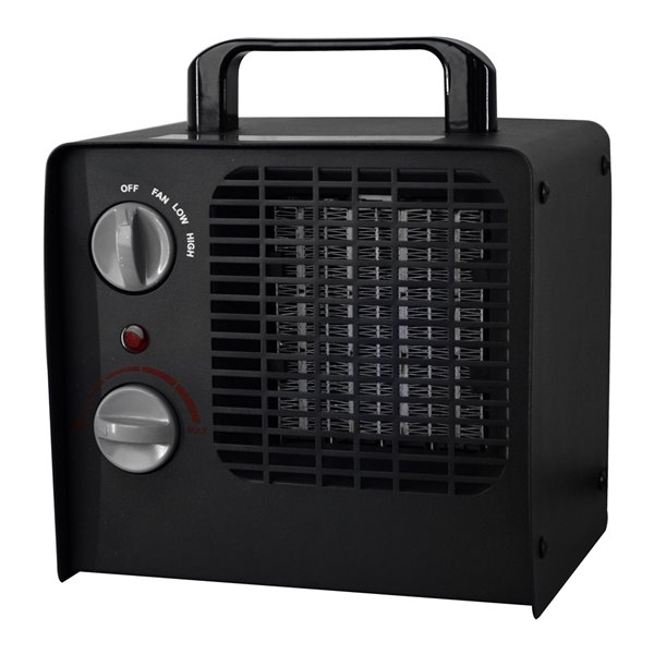 Chaufferette électrique apparence rétro compacte de 1500 W avec thermostat  pour usage personnel intérieur par Modern Homes 99812