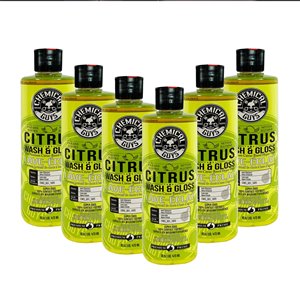 Chemical Guys Citrus 16 Fluid Ounces Car Exterior Wash - 6-Pack
