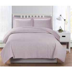 Swift Home Lavender King Duvet Cover Set - 3-Pieces