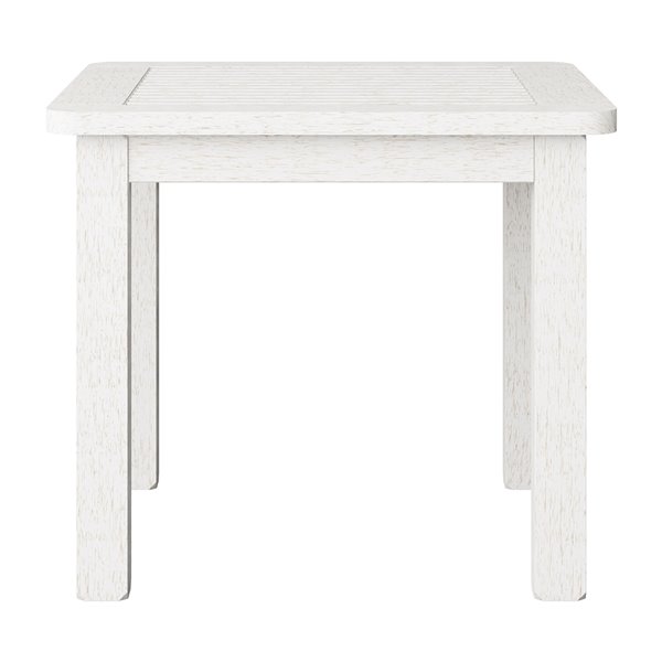 Table d'appoint d'extérieur carré Miramar par Corliving, 20 po l x 20 po L