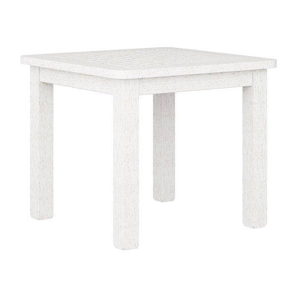 Table d'appoint d'extérieur carré Miramar par Corliving, 20 po l x 20 po L