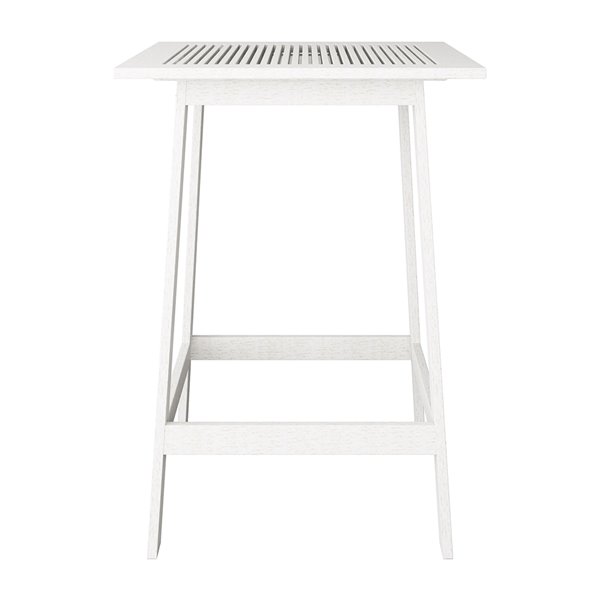 Table carré de style bistro pour l'extérieur Miramar par Corliving, 31 po l x 31 po L