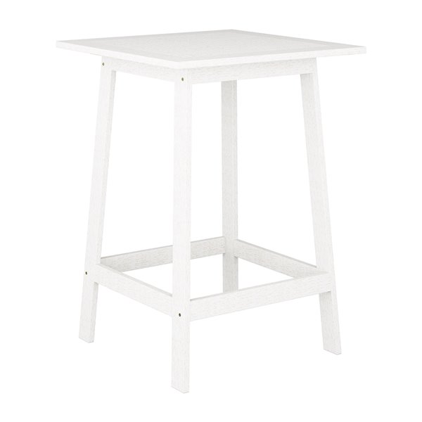 Table carré de style bistro pour l'extérieur Miramar par Corliving, 31 po l x 31 po L