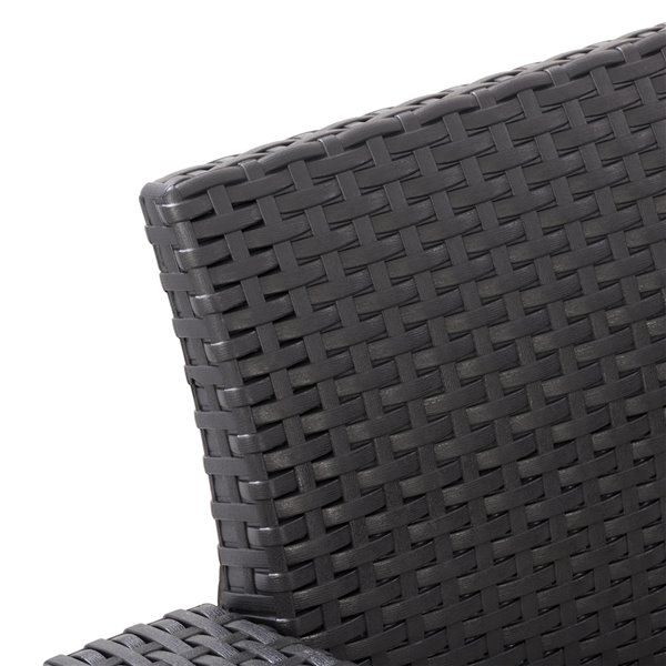 Corliving Lake Front 4-piece Plastic Frame Patio Conversation Set with Cushions Included