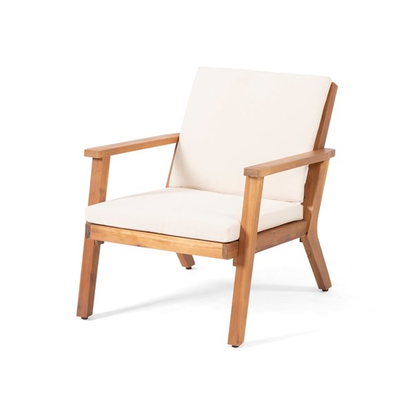 Best selling home lounge chair outlet in brown and white