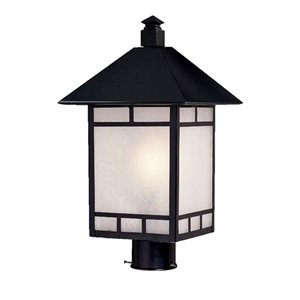 Acclaim Lighting Artisan 18.5-in H Matte Black Hardwired Medium Base (E-26) Outdoor Wall Light