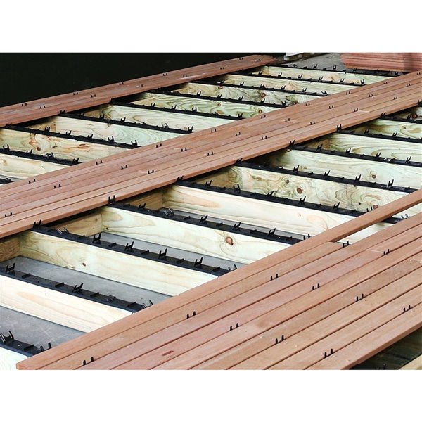 Decktec Black Plastic Joist Protection Decking System - 24-Pack