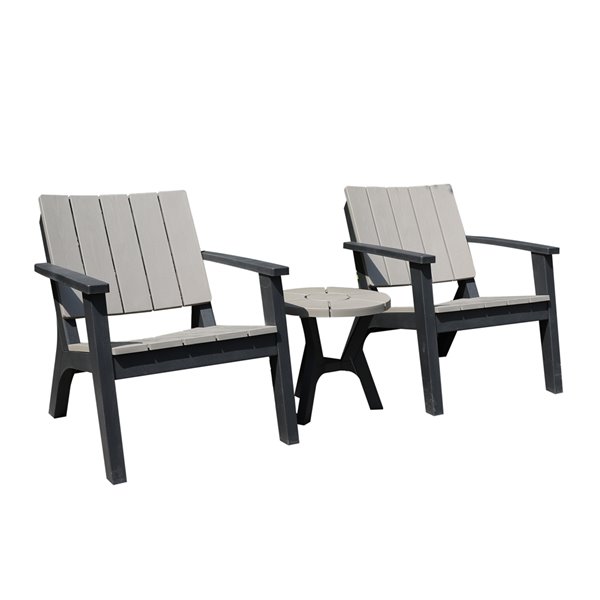 Outsunny Conversation Set 3 Piece Metal Frame Patio With Cushion S Included 84b 558 Rona - Metal Frame Patio Conversation Set With Cushions