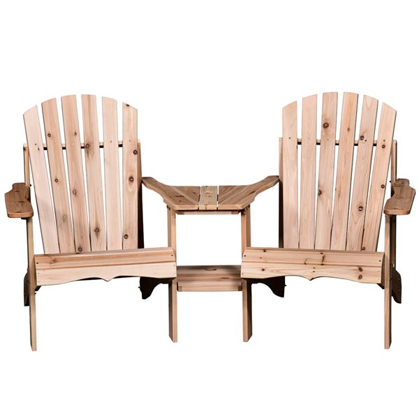 Outsunny Rattan Wicker Outdoor Loveseat Garden Black