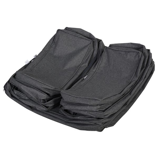 Outsunny 14Piece Patio Polyester Cushion Cover Replacement Set, Grey