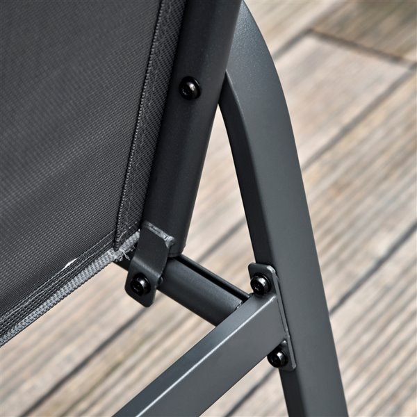 Outsunny 4-Piece Metal Frame Patio Furniture Set