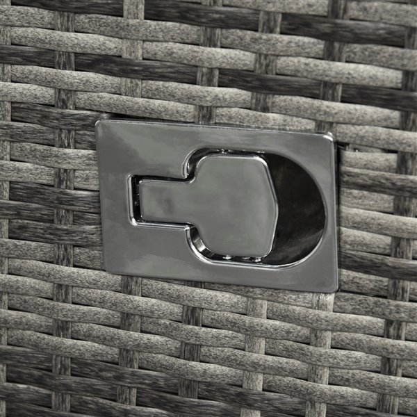 Outsunny 6-Piece Metal Frame Patio Conversation Sofa Set With Cushion(s) Included