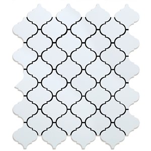 Sample Speedtiles Marrakesh White 4-in x 4-in Aluminum