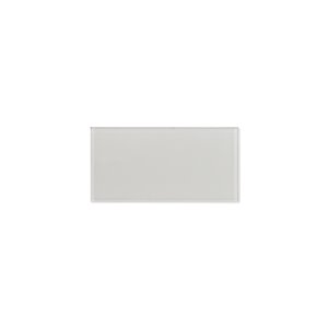 Speedtiles Subway 3-Pack Light Grey 3-in x 6-in Glossy Glass Wall Tile