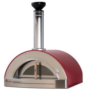 Forno Venetzia Torino 200 Red Brick Hearth Wood-fired Outdoor Pizza Oven
