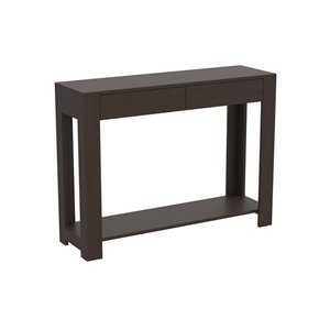 Safdie & Co. Cappucino MDF Modern Console Table