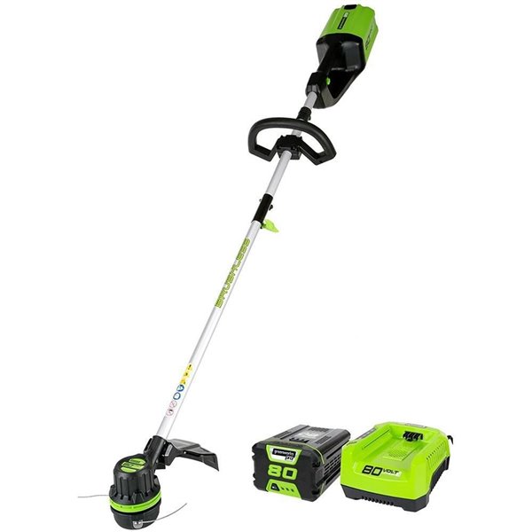 Greenworks Pro 80-Volt 16-in Straight Cordless String Trimmer with