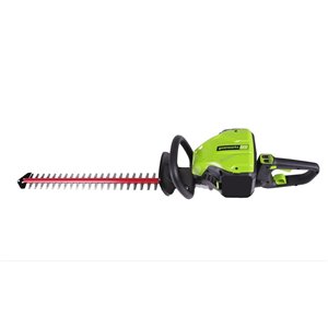 Greenworks Pro 80-Volt 26-in Dual Cordless Electric Hedge Trimmer with Battery Included