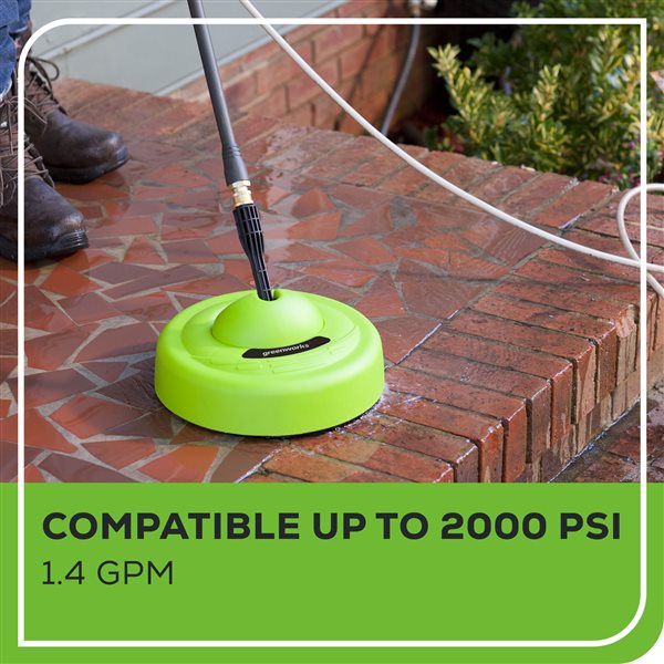 Greenworks 2000-PSI Rotating Surface Cleaner for Electric Pressure