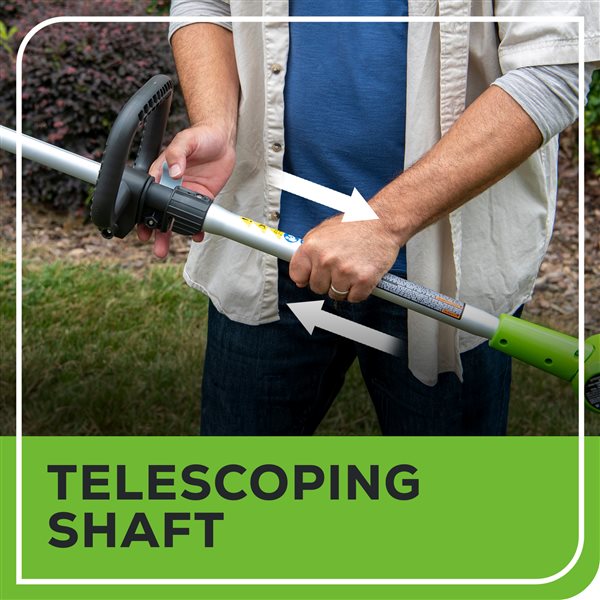 Greenworks 24-Volt 12-in Straight Cordless String Trimmer with Edge Guide (Tool Only)