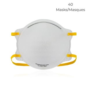 Makrite 9500 40-Pack N95 NIOSH Respiratory Mask FDA Cleared for Surgical Use