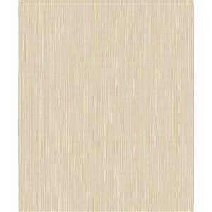 Papier peint abstrait non-tissé non encollé Lawrence de 57,8 pi² par Advantage, doré