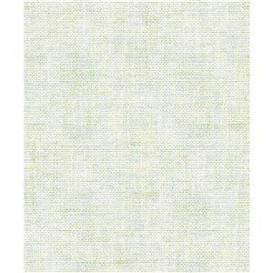 Papier peint abstrait texturé non encollé et non tissé Surfaces Alicia par Advantage, 57,8 pi², vert pâle