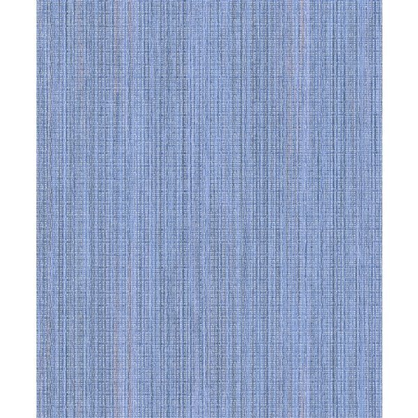 Advantage Audrey 57.8-sq. ft. Blue Non-Woven Stripes Unpasted Wallpaper