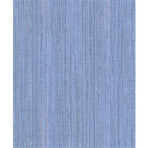 Advantage Audrey 57.8-sq. ft. Blue Non-Woven Stripes Unpasted Wallpaper