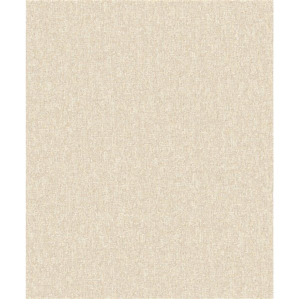 Advantage Vivian 57.8-sq. ft. Wheat Non-Woven Textured Abstract Unpasted Wallpaper