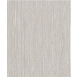 Papier peint abstrait non-tissé non encollé Lawrence de 57,8 pi² par Advantage, argent
