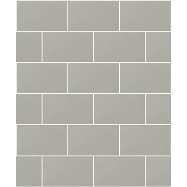 Advantage Neale 56.4-sq. ft. Grey Vinyl Tile Unpasted Paste the Paper Wallpaper