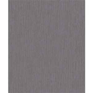 Papier peint abstrait texturé non encollé et non tissé Surfaces Raegan par Advantage, 57,8 pi², gris