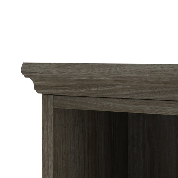 Bestar Versatile 25-in Walnut Grey Closet Organizer