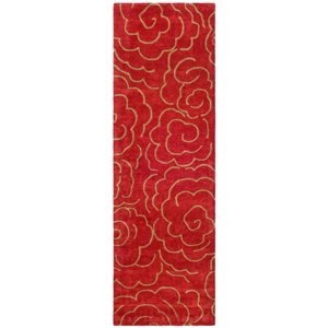 Safavieh Soho 3-ft x 6-ft Red Rectangular Indoor Handcrafted Area Rug