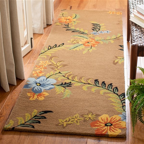 Safavieh Soho 3-ft x 8-ft Brown Rectangular Indoor Area Rug