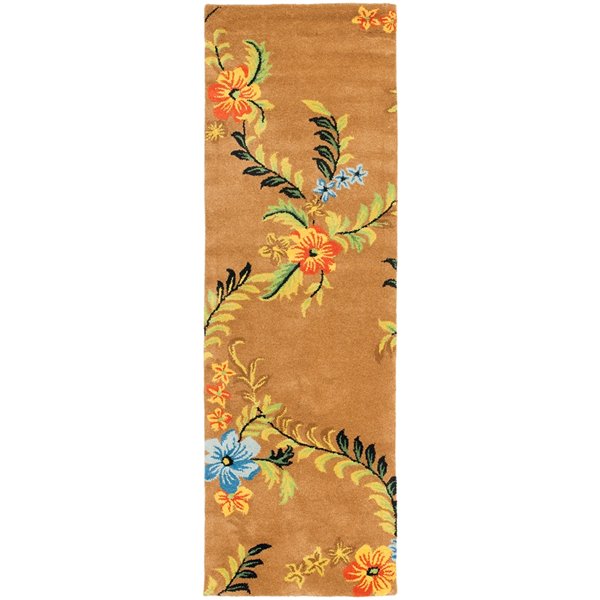 Safavieh Soho 3-ft x 8-ft Brown Rectangular Indoor Area Rug