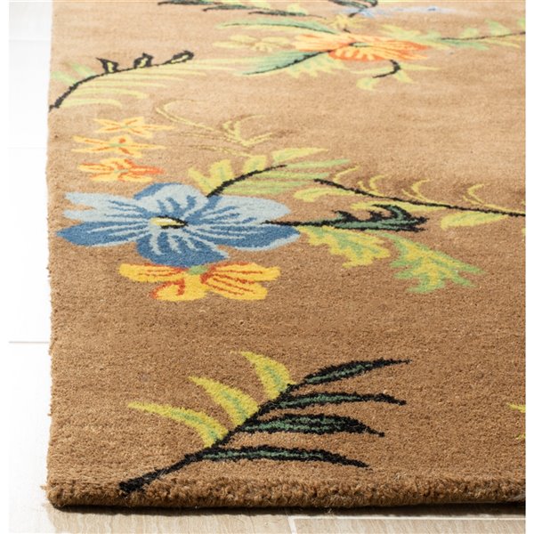 Safavieh Soho 4-ft x 6-ft Brown Rectangular Indoor Area Rug