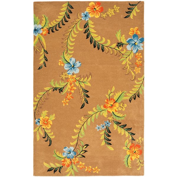 Safavieh Soho 4-ft x 6-ft Brown Rectangular Indoor Area Rug